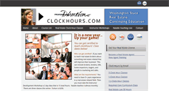 Desktop Screenshot of clockhours.com