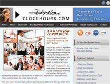 Tablet Screenshot of clockhours.com